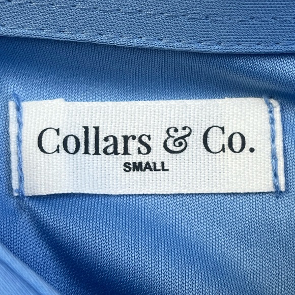 Collar & Co. Semi-Spread Collar Polo French Blue R126 - Picture 4 of 9